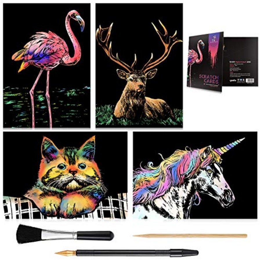 Art Craft Rainbow - Papel para Rascar con Diseño de