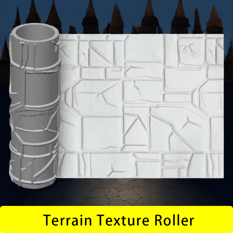 Art Craft Building - Rodillo de textura DND DIY, herramientas