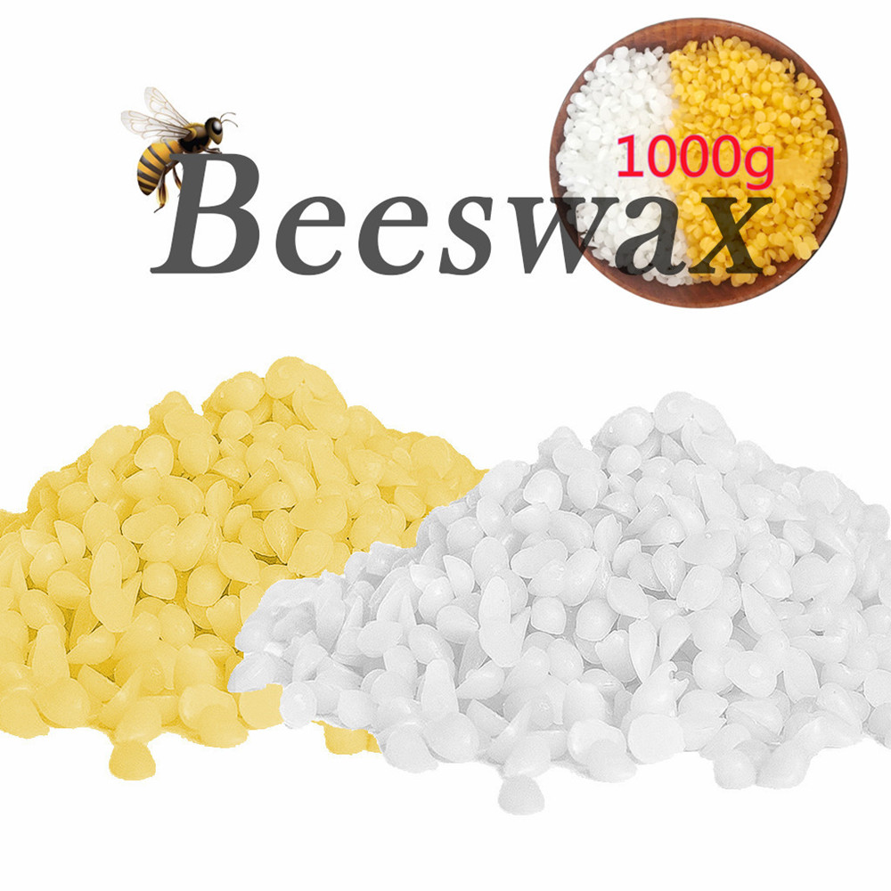 Candle Making Wax - Cera de abeja Natural pura, 1000g,