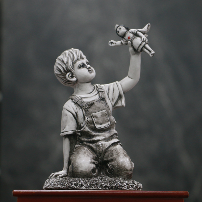 Art And Craft For Mother'S Day - Figura Decorativa de Banksy, Artesanía Artística,