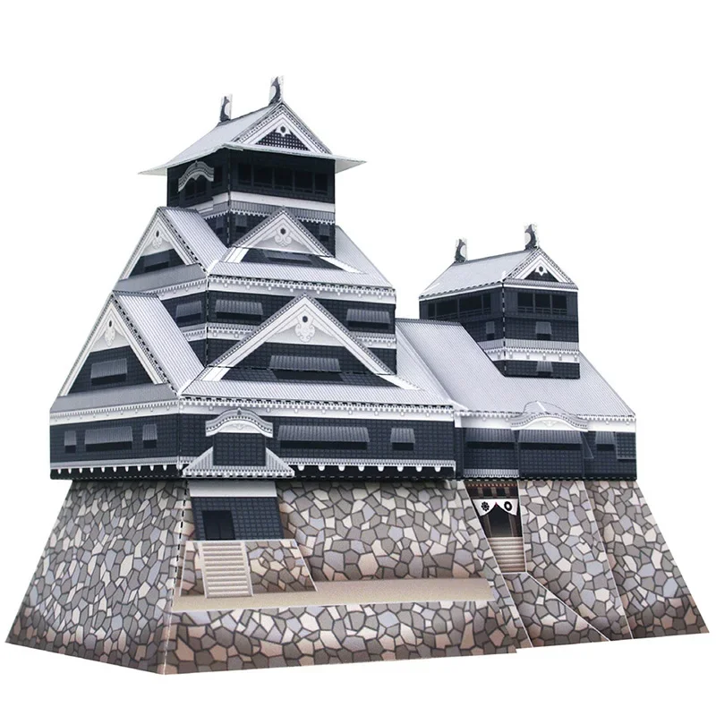 Art Craft Building - Japón Kumamoto Castillo plegable Mini modelo