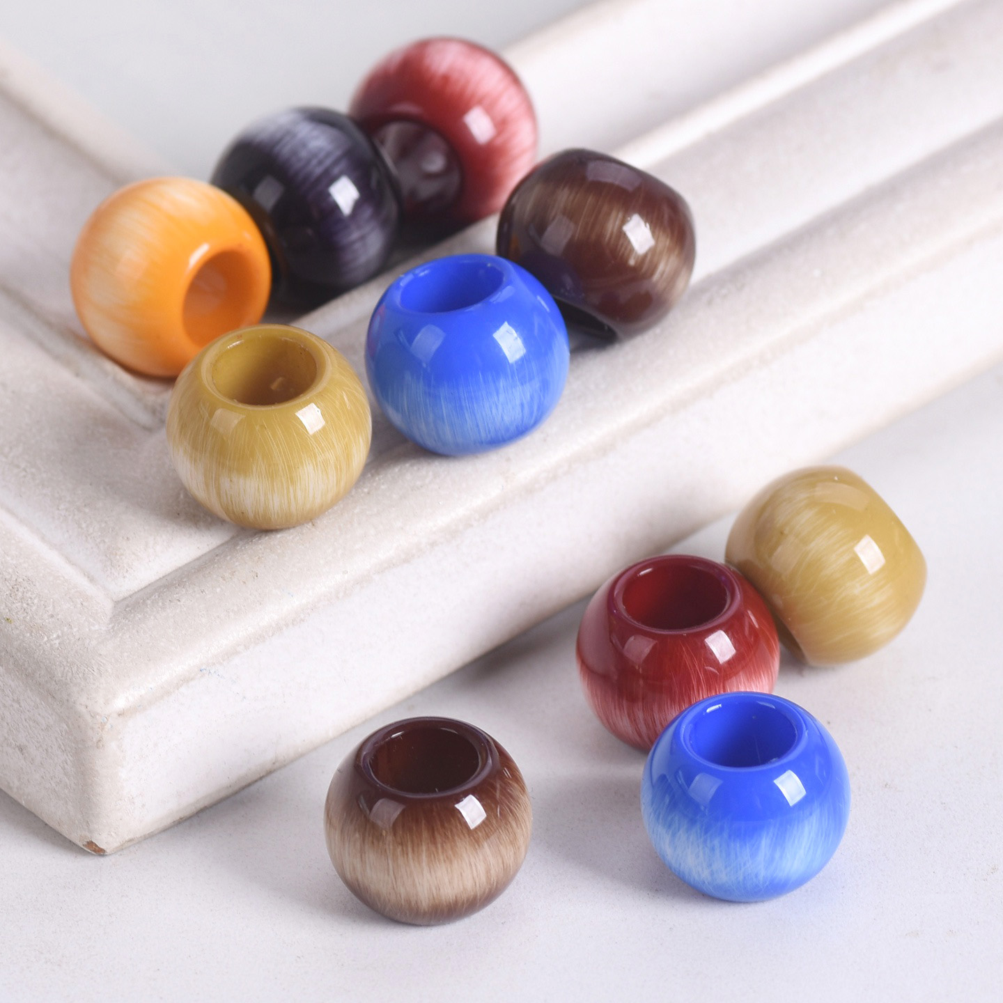 10 piezas de cuentas sueltas d - Art Craft Eyes reseña y precio