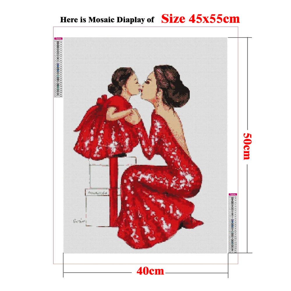Pintura de diamante 5D DIY par - Art And Craft For Mother'S Day reseña y precio