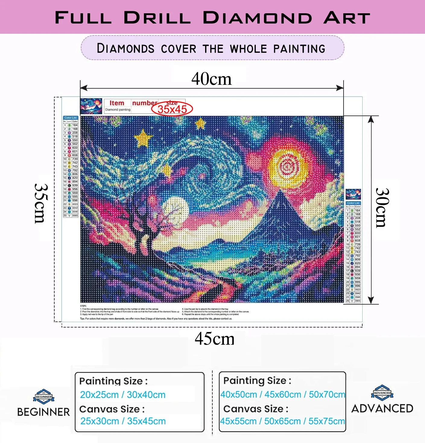 Pintura de diamante 5D DIY par - Art And Craft For Mother'S Day reseña y precio