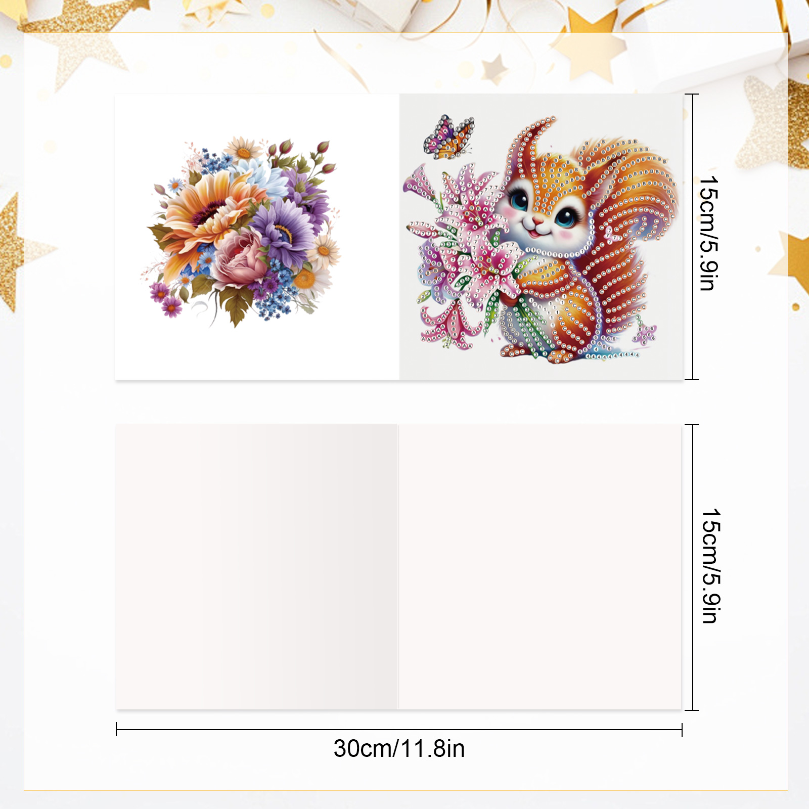 Kits de tarjetas de felicitaci - Art Craft Animals reseña y precio