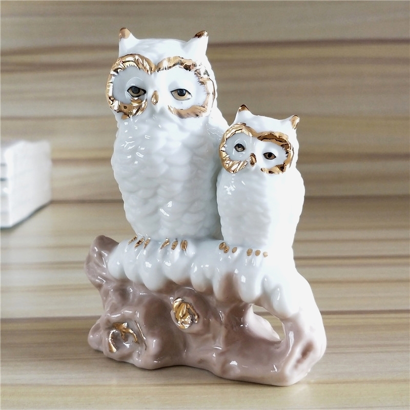 Figura de Búho Madre en Porcel - Art And Craft For Mother'S Day reseña y precio