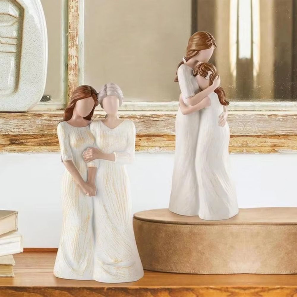 Estatua de Madre e Hija Pintad - Art And Craft For Mother'S Day reseña y precio