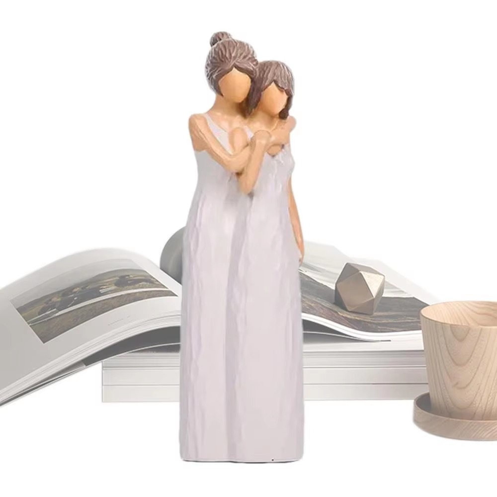 Estatua de Madre e Hija Pintad - Art And Craft For Mother'S Day reseña y precio
