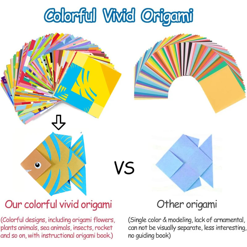 Kit de origami con 30/96 hojas - Art Craft Rainbow reseña y precio
