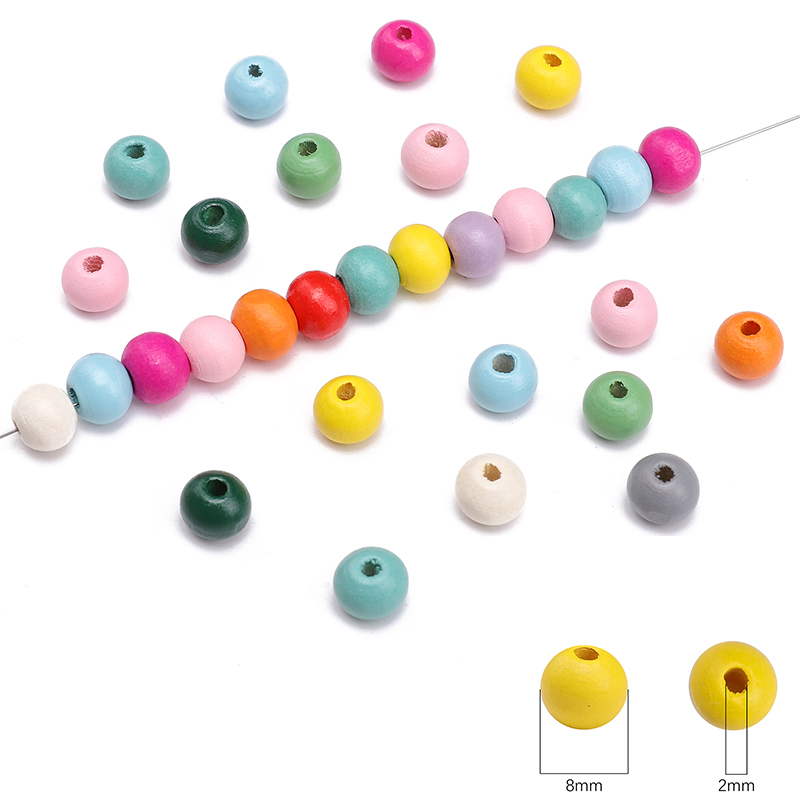 8mm 50 unids/bolsa de cuentas  - Art Craft Bag reseña y precio
