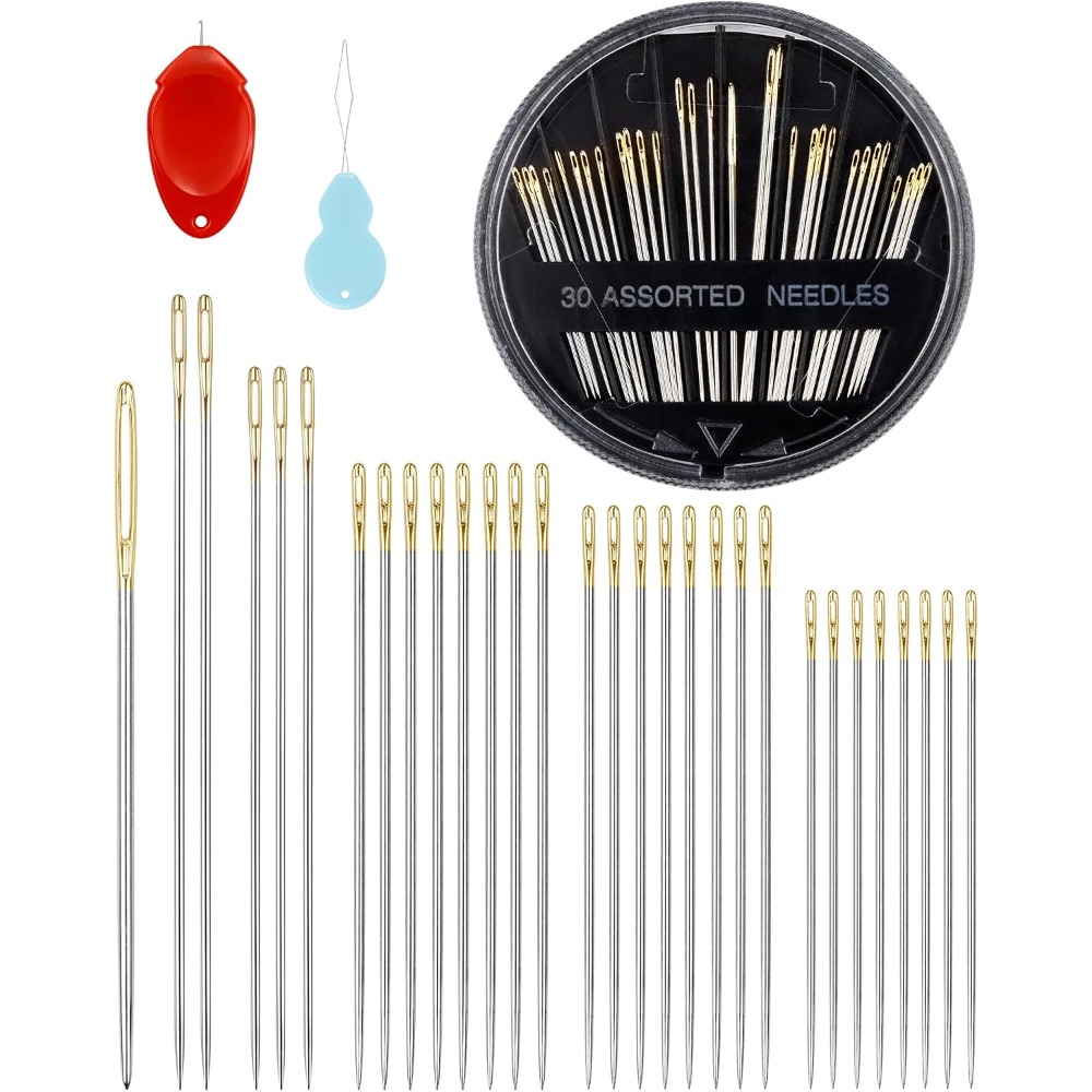 Juego de 30 Agujas de Coser a  - Art Craft Eyes reseña y precio