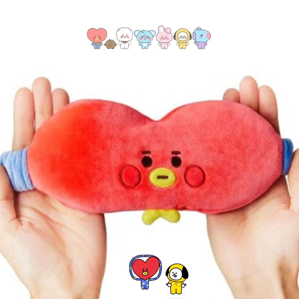 Antifaz de peluche BT21 con di - Art Craft Eyes reseña y precio