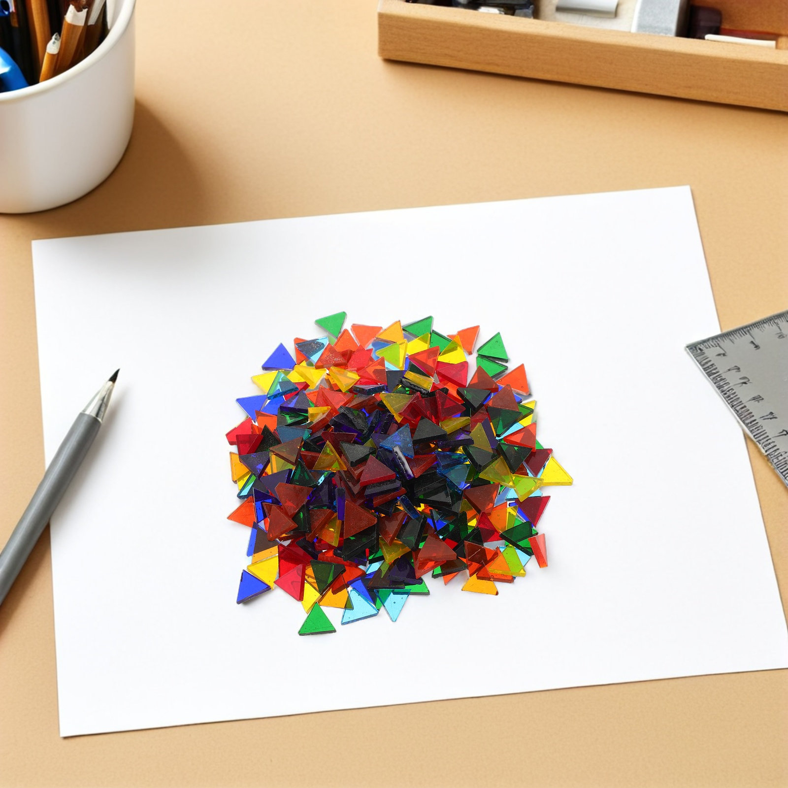 1 Bolsa de Mosaicos de Mica co - Art Craft Rainbow reseña y precio