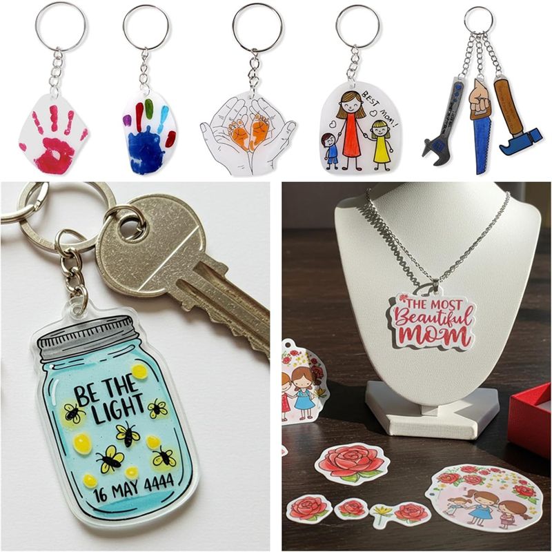 LIKE WISH Láminas de Plástico  - Art And Craft For Mother'S Day reseña y precio