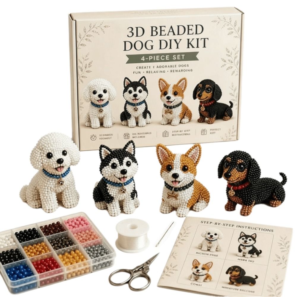 Kit de Cuentas Pequeñas 3D par - Art Craft Animals reseña y precio