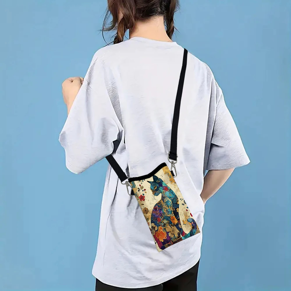Bolso cruzado con estampado de - Art Craft Bag reseña y precio