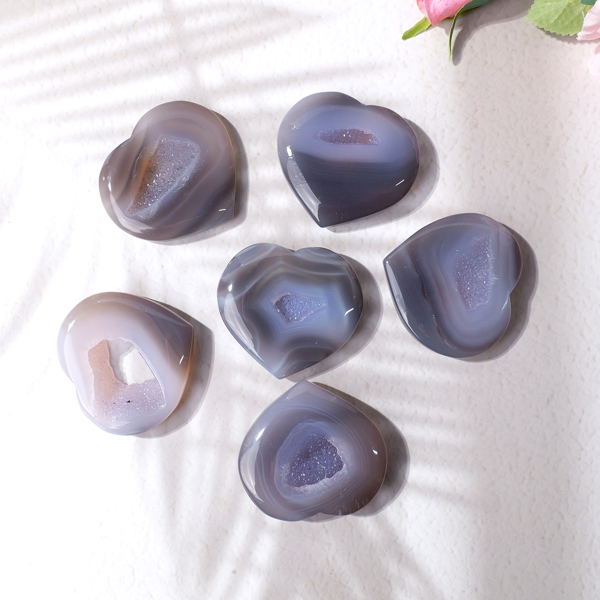 Ágata Natural con forma de cor - Art And Craft For Mother'S Day reseña y precio
