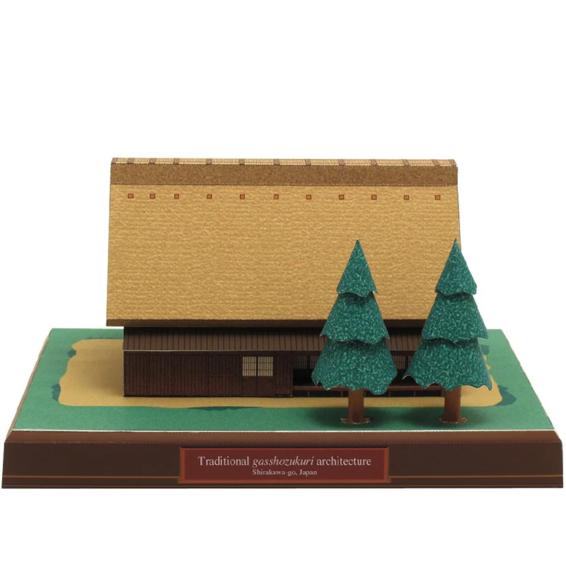Japón cabaña Gasshozukuri Mini - Art Craft Building reseña y precio