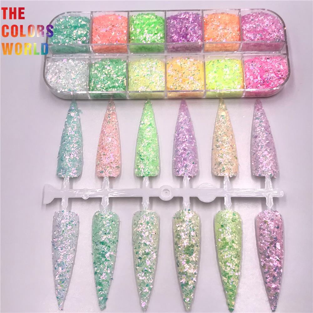 TCT-606 de uñas brillantes de  - Art Craft Rainbow reseña y precio